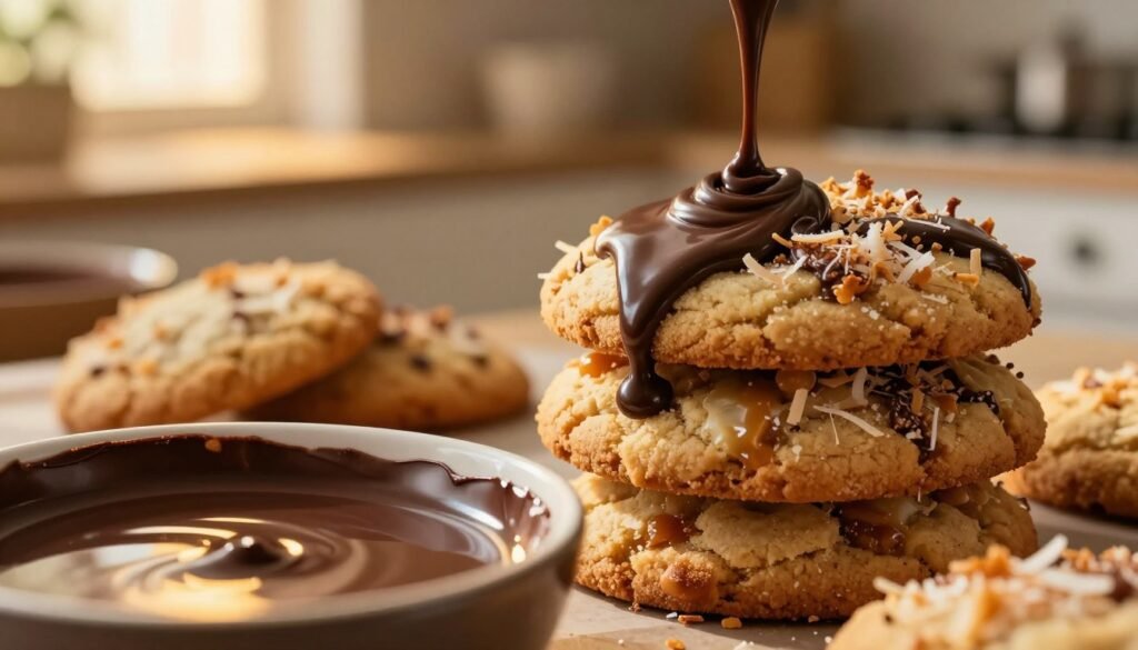 Chocolate for Samoa Cookie Drizzling